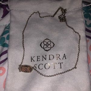 Kendra Scott Gold Drusy necklace